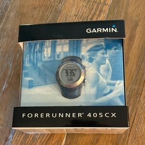 Garmin Forerunner 405CX GPS in Black and Silver new in boxy